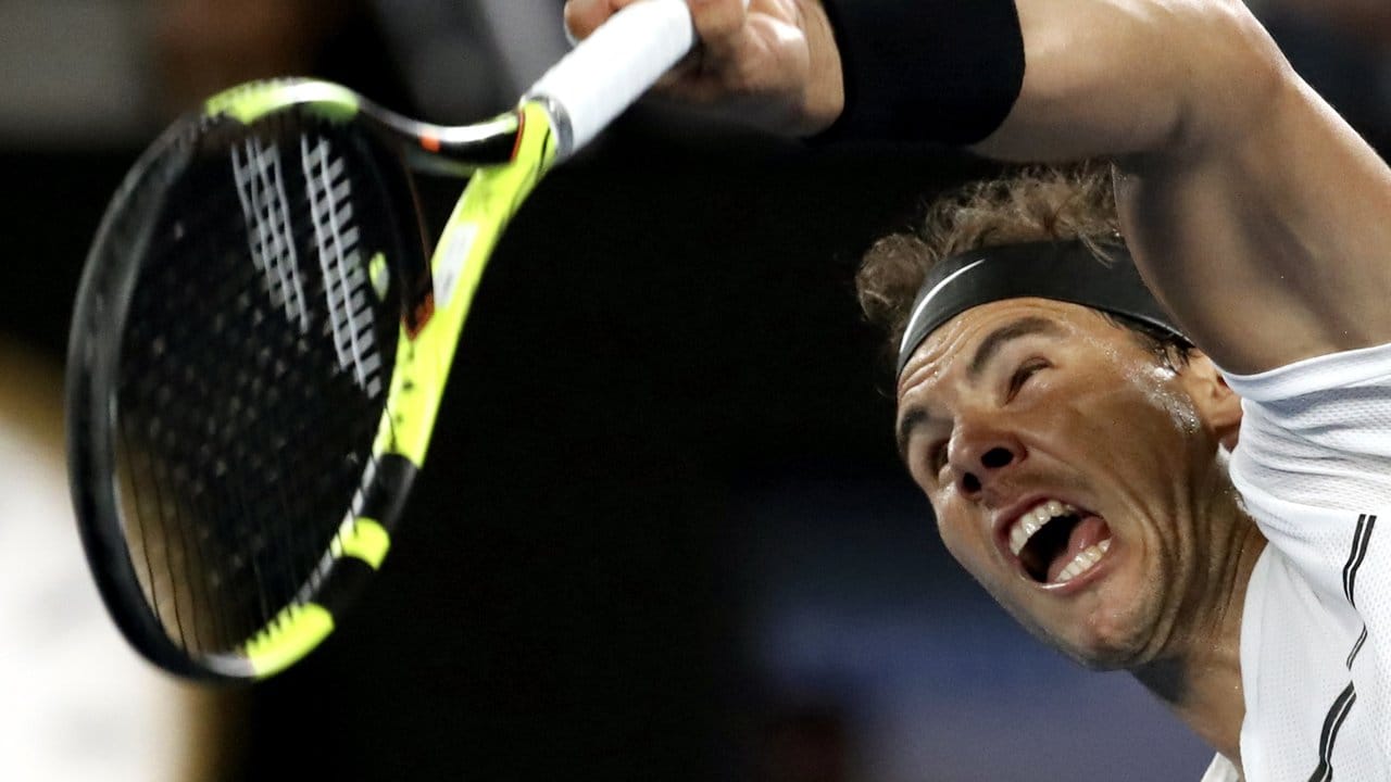 Rafael Nadal hat sich ins Finale der Australian Open gekämpft.