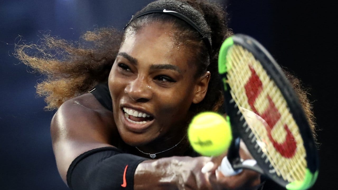 Serena Williams musste sich gehörig anstrengen.