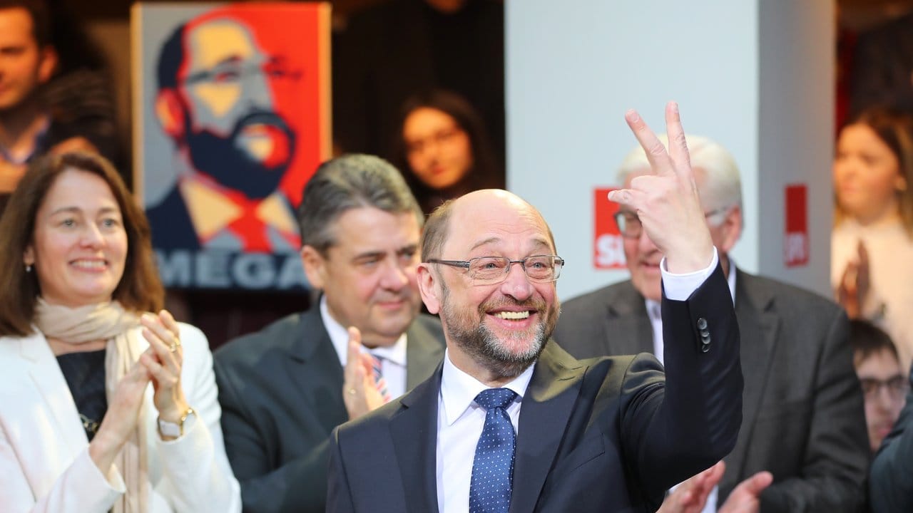 Laut Umfragen hat Schulz als Kanzlerkandidat der SPD bessere Erfolgsaussichten als Sigmar Gabriel.