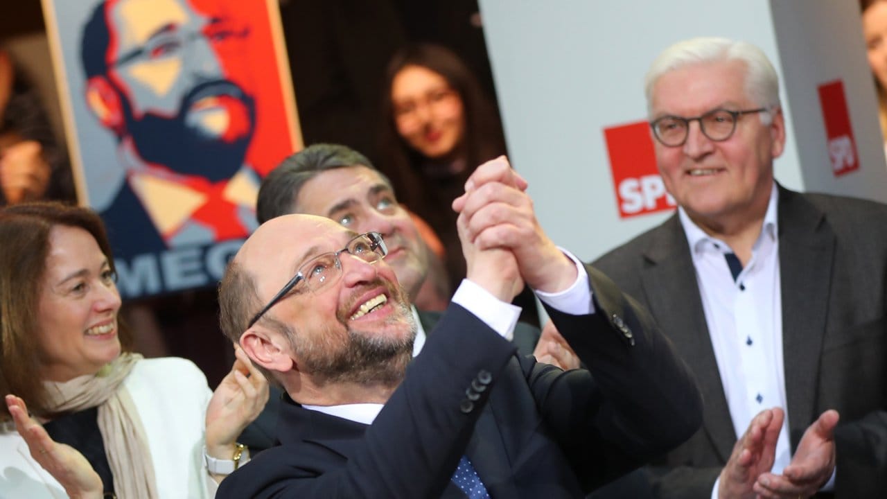 SPD-Kanzlerkandidat Martin Schulz begeistert derzeit seine Partei, auch wegen sensationeller Umfrageergebnisse.