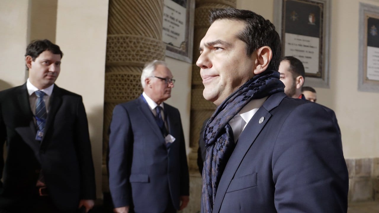 Der griechische Ministerpräsident Alexis Tsipras in der maltesischen Hauptstadt Valletta.