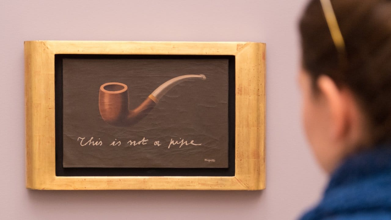 René Magritte, This is not a pipe, 1935.