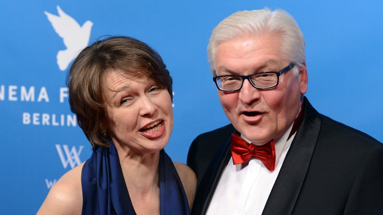 Frank-Walter Steinmeier und seine Frau Elke Büdenbender besuchen 2015 in Berlin die Wohltätigkeitsveranstaltung Cinema for Peace.