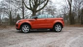 Wie das Coupé ist auch der offene Evoque 4,37 Meter lang. Er ist 1,98 Meter breit und 1,60 Meter hoch.