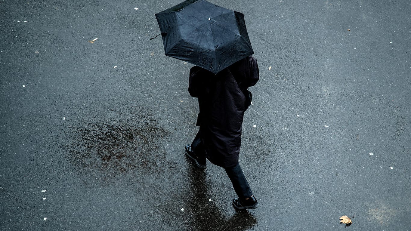 Regenwetter in Düsseldorf.