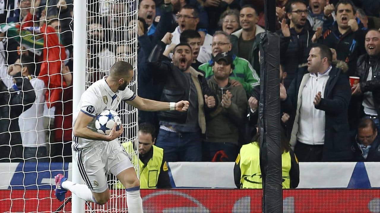 Karim Benzema erzielte per Kopf das 1:1.