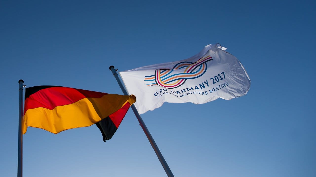 Im World Conference Center in Bonn treffen sich die Außenminister der G20-Staaten.
