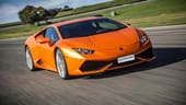 Technisch basiert der neue Sportwagen auf dem Lamborghini Huracan (im Bild).