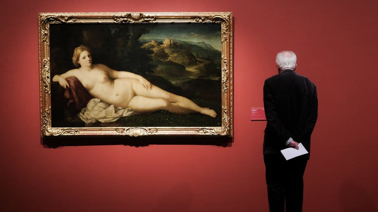 Palma il Vecchio, Ruhende Venus, 1518. Palma il Vecchio, Ruhende Venus, 1518.