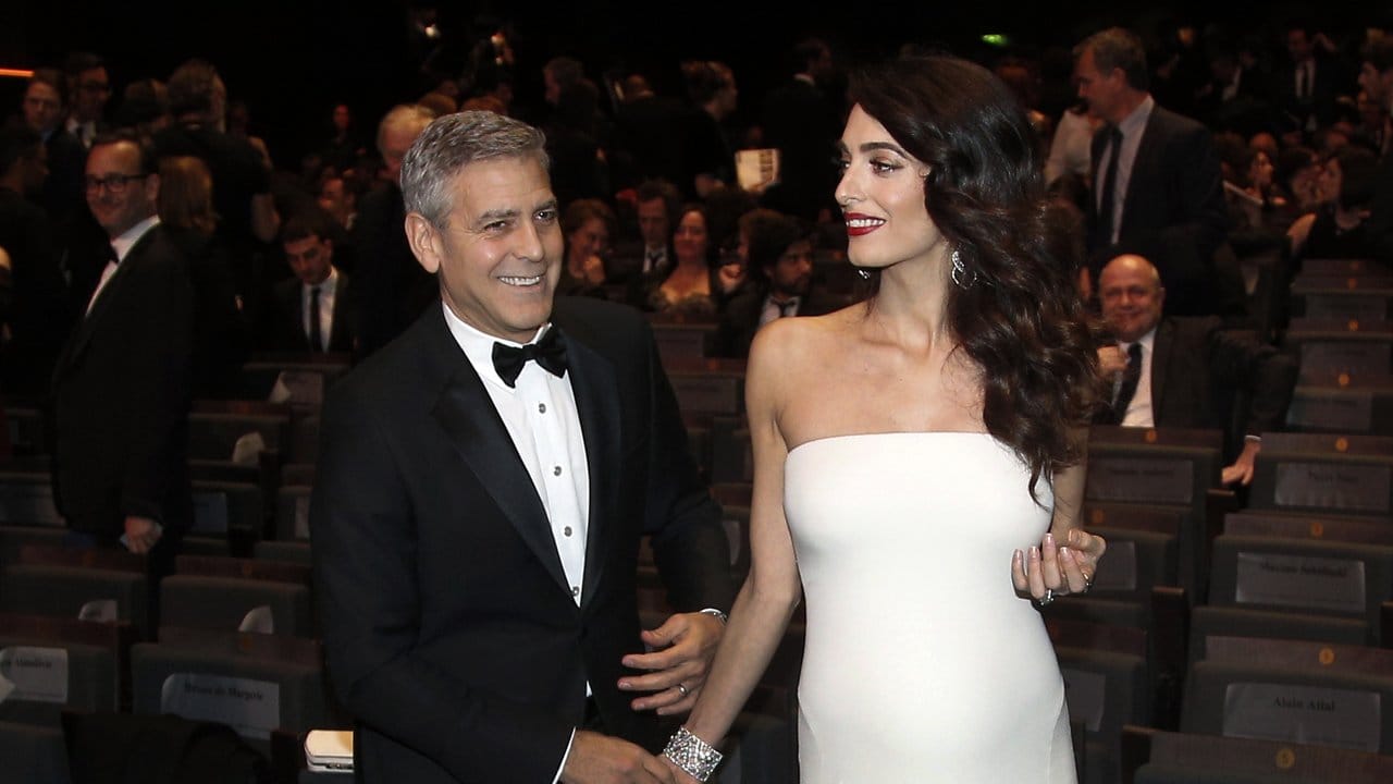 George Clooney und seine Ehefrau, die Anwältin Amal Clooney.