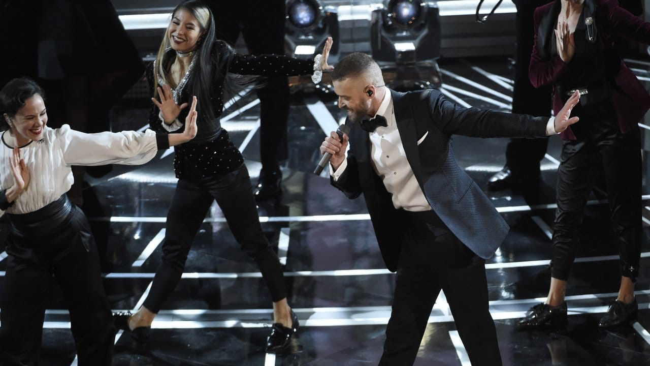 Justin Timberlake eröfnete die Oscar-Gala und brachte das Publikum zum Tanzen.