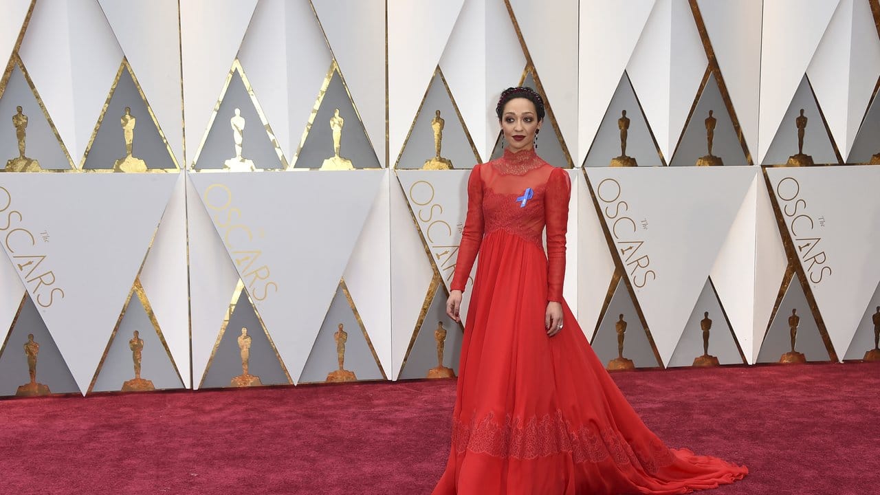 Perfekter Look: Die Schauspielerin Ruth Negga bei den Oscars.