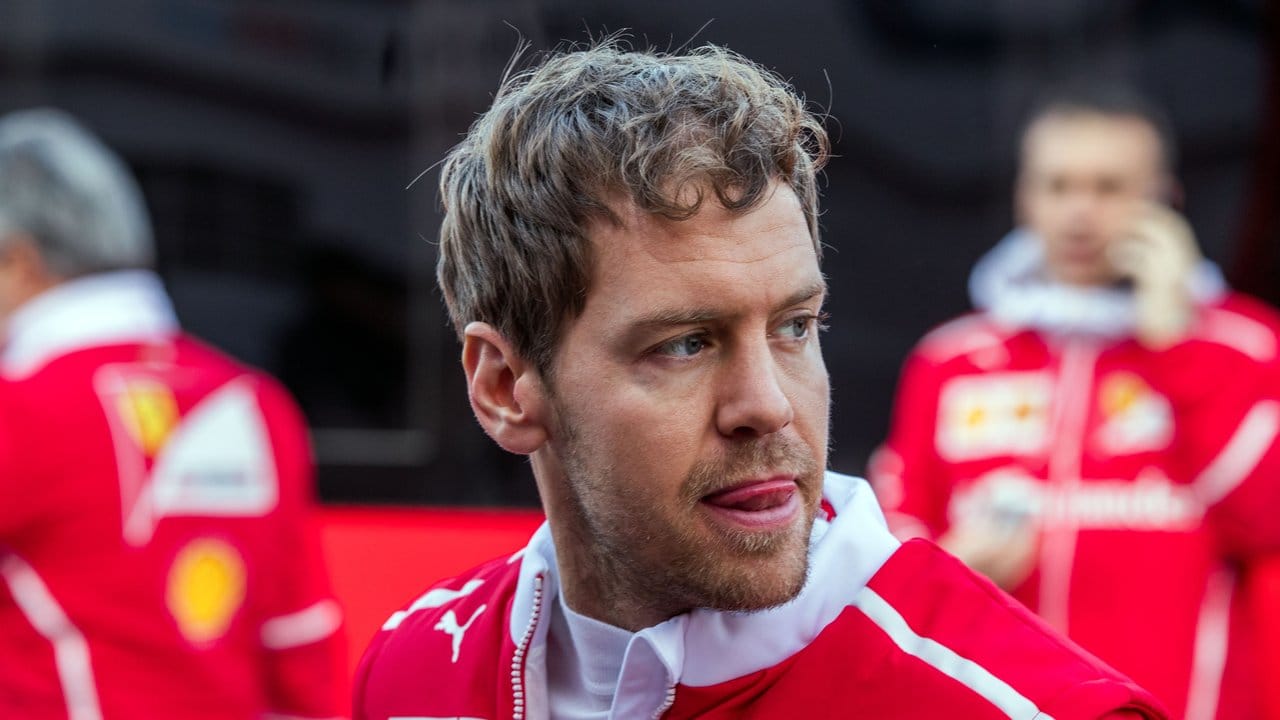 "Das Auto sieht nach Spaß aus": Sebastian Vettel in Barcelona.