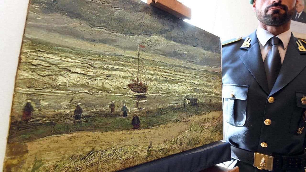 Das Gemälde "Meeressicht bei Scheveningen" von Vincent van Gogh.
