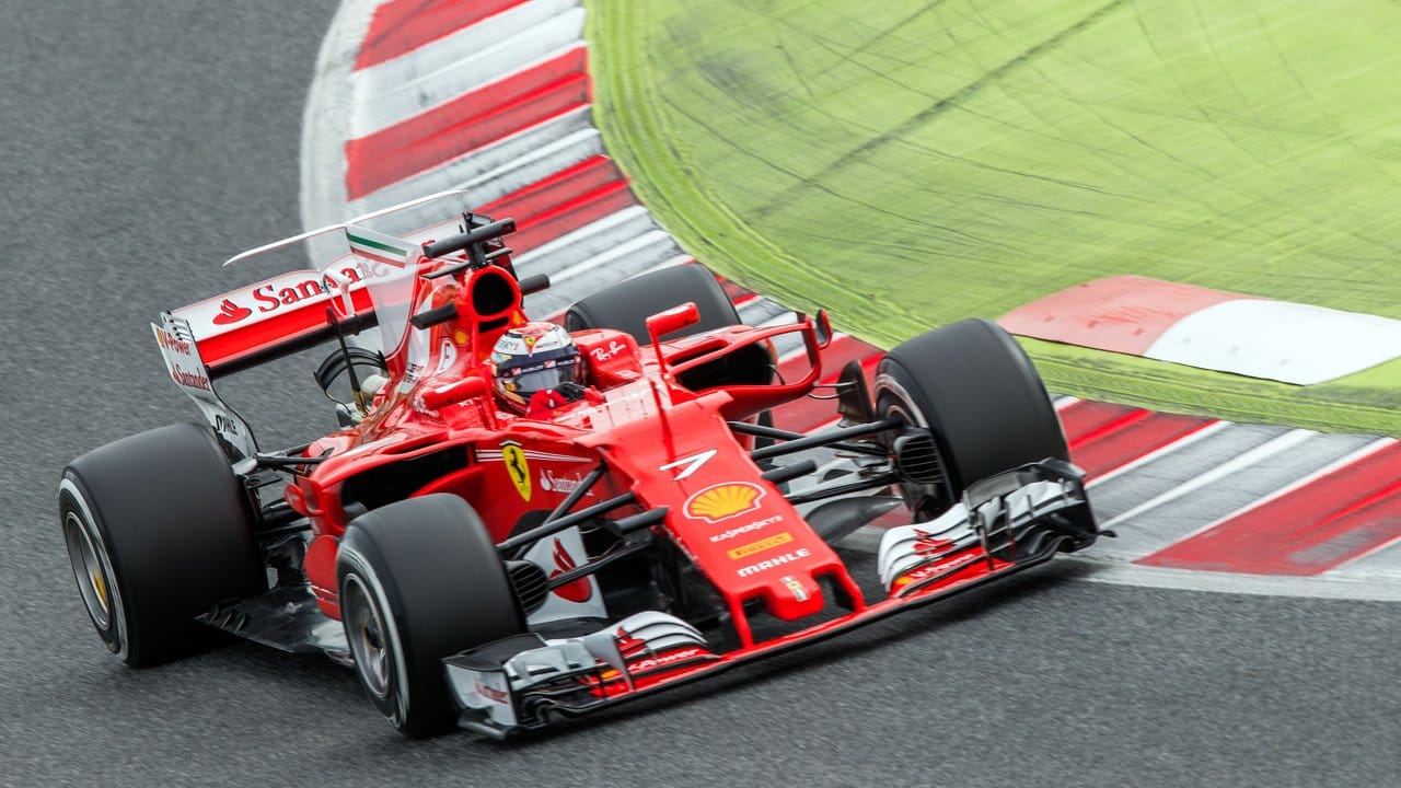 Kimi Räikkönen fuhr im neuen Ferrari Bestzeit.