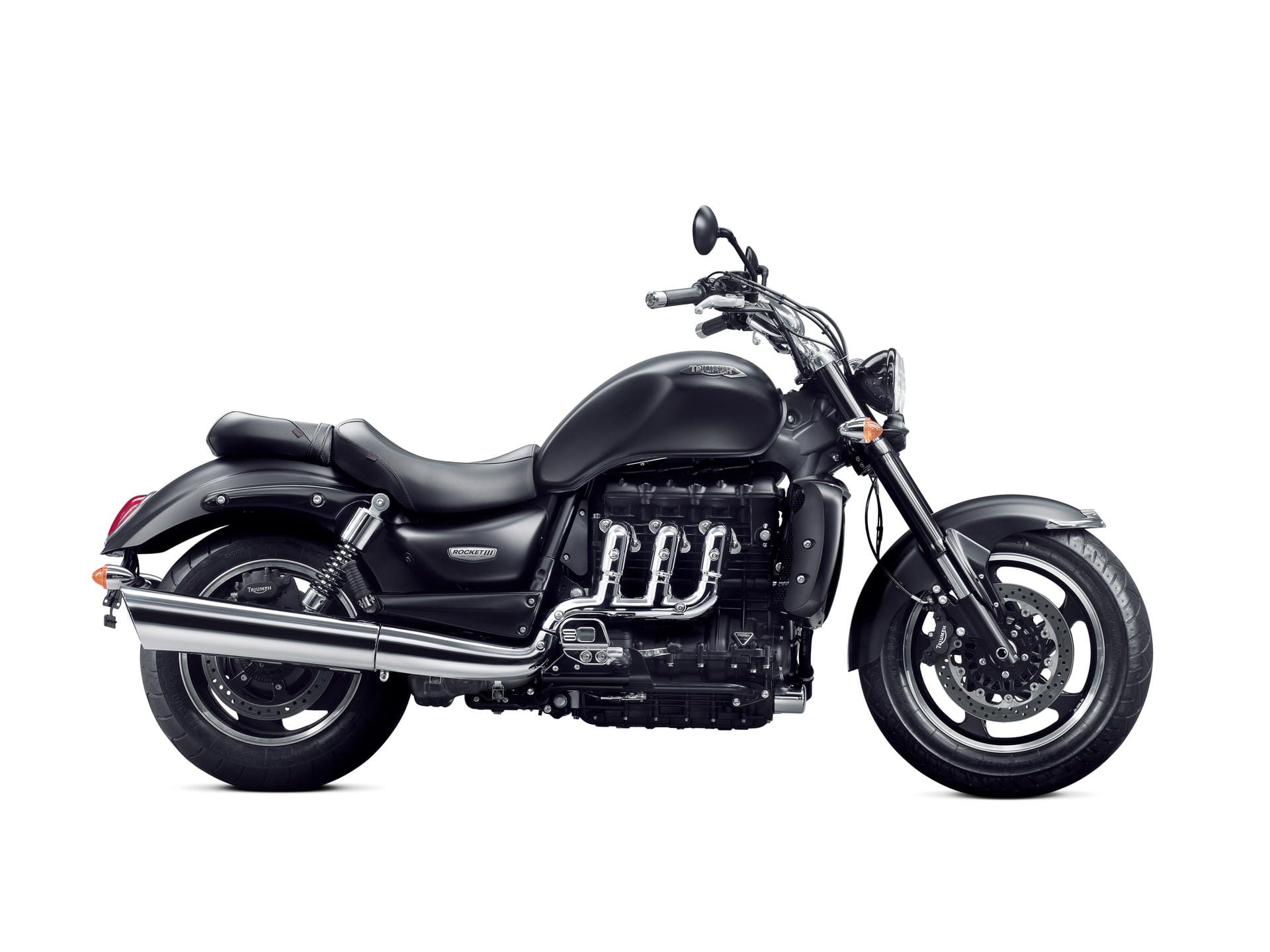 Motorrad mit Muskeln: Großer Hubraum und hohes Drehmoment kennzeichnen Muscle Bikes wie die Triumph Rocket III.