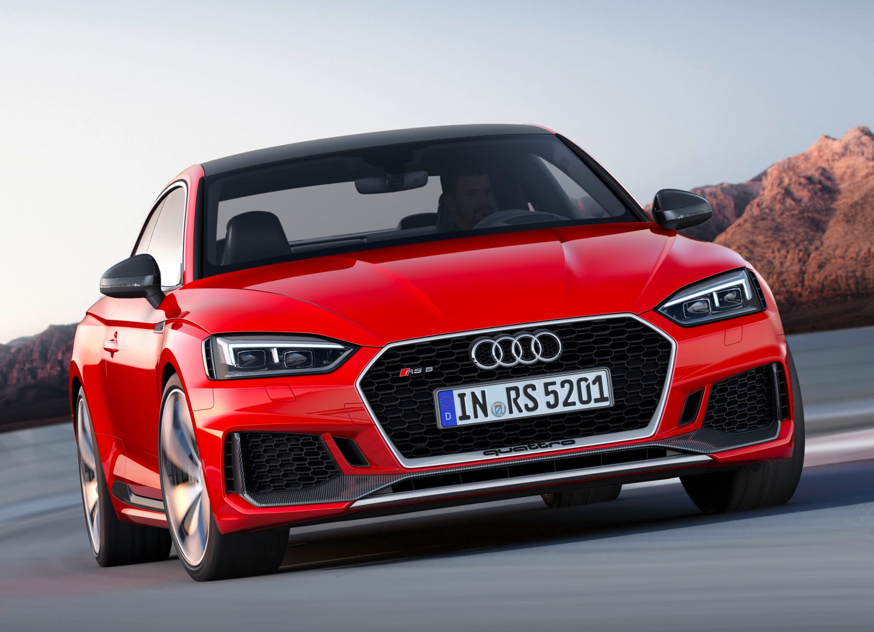 Beim neuen Audi RS5 setzt der Autobauer auf einen doppelt aufgeladenen V6-Motor mit 450 PS.