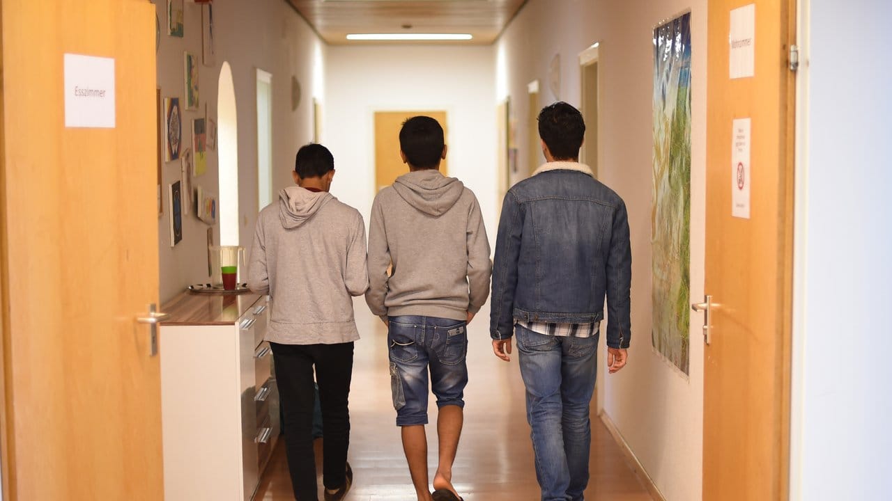 Flur im Kinder- und Jugendhilfezentrum der Heimstiftung Karlsruhe. Flur im Kinder- und Jugendhilfezentrum der Heimstiftung Karlsruhe.