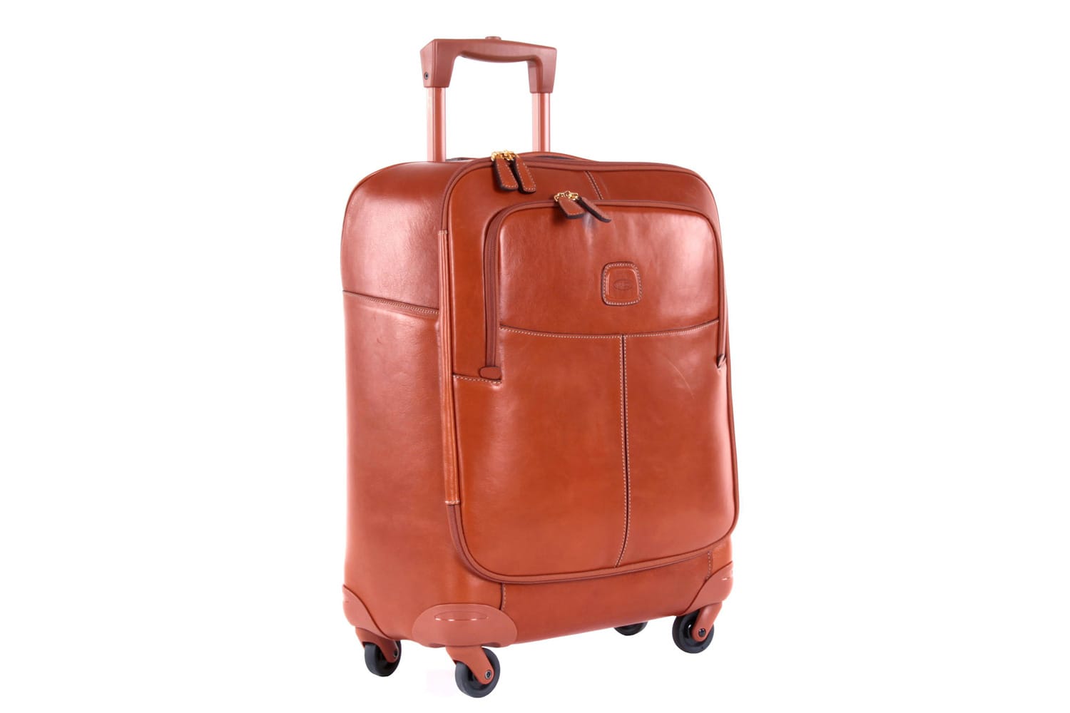 Der wahre Gentleman reist mit einem feinen Leder-Koffer (von Brics um 1.330 Euro), der dank Rollen trotzdem ein leichtes Handling erlaubt.