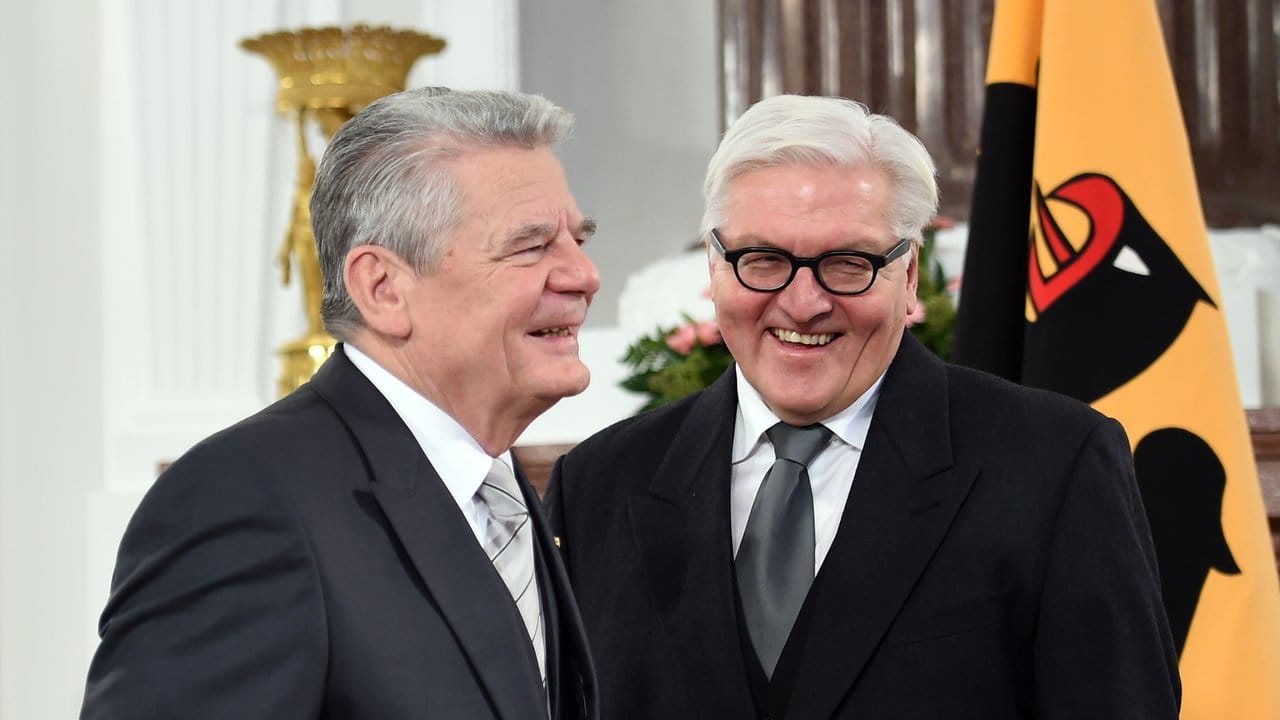 Joachim Gauck (l) und Frank-Walter Steinmeier.