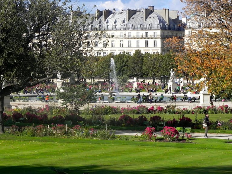 Jardin des Tuileries in Paris