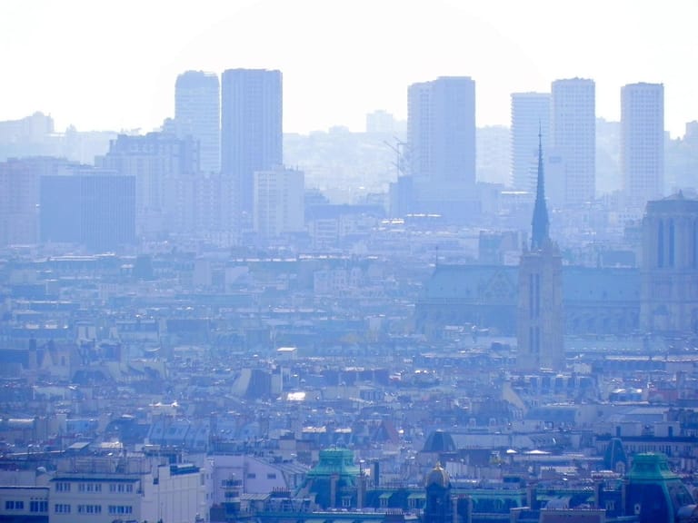 Blick auf Paris vom Montmartre