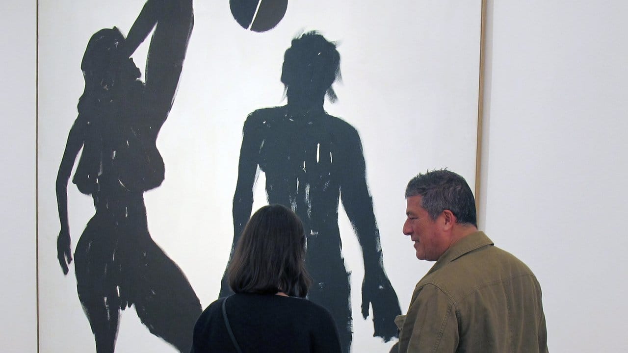 Bei den Besuchern beliebt ist das Penck-Werk "Dunkler Morgen".