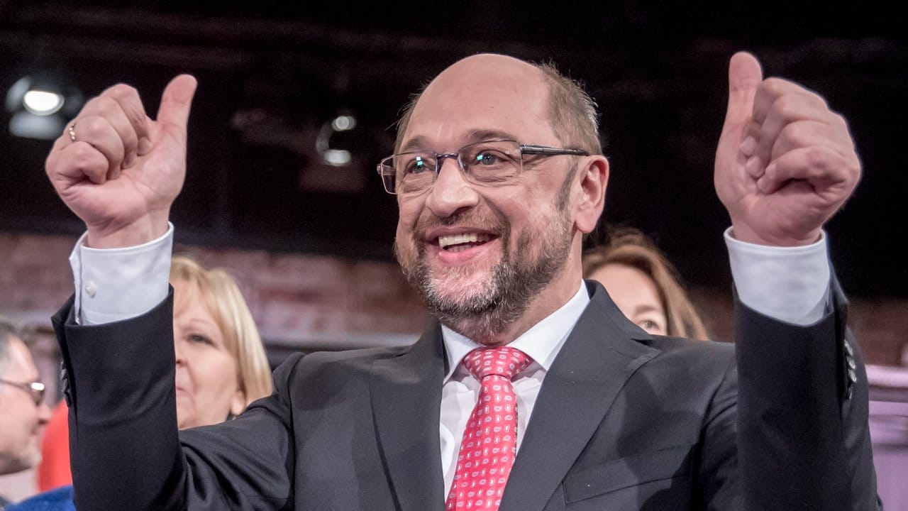 Schulz bekannte sich klar zu Europa: "Mit mir wird es kein Europa-Bashing, kein Schlechtreden Europas geben.