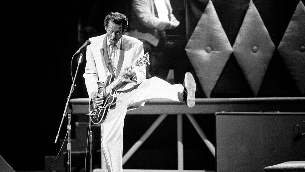 Rock 'n' Roll-Legende Chuck Berry 1986 im Fox Theater in St.