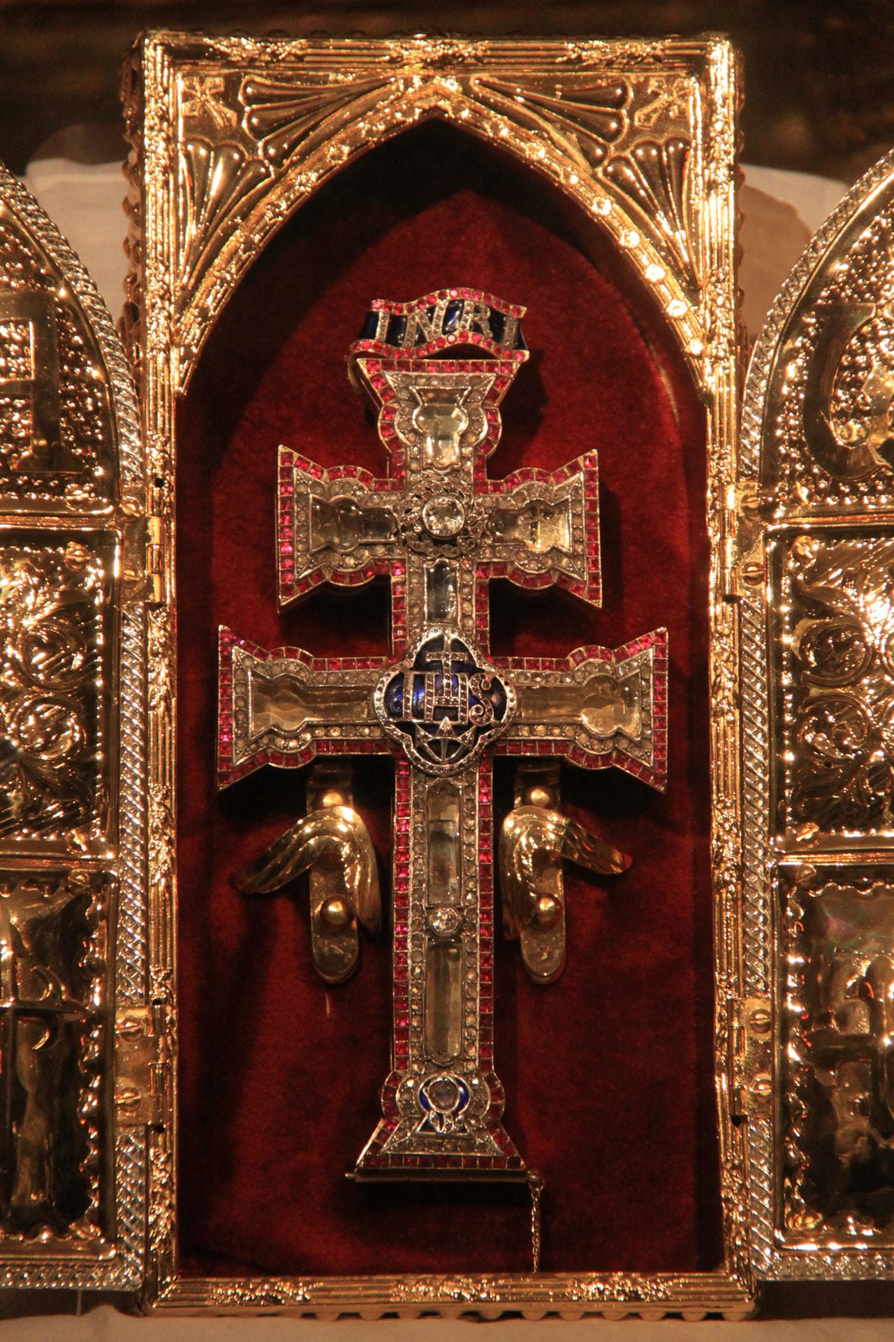 Bei Pilgern begehrt: Das Reliquien-Kreuz von Caravaca de la Cruz.