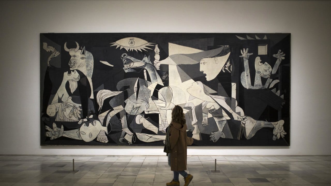 Der Schrecken des Krieges: "Guernica" von Pablo Picasso.