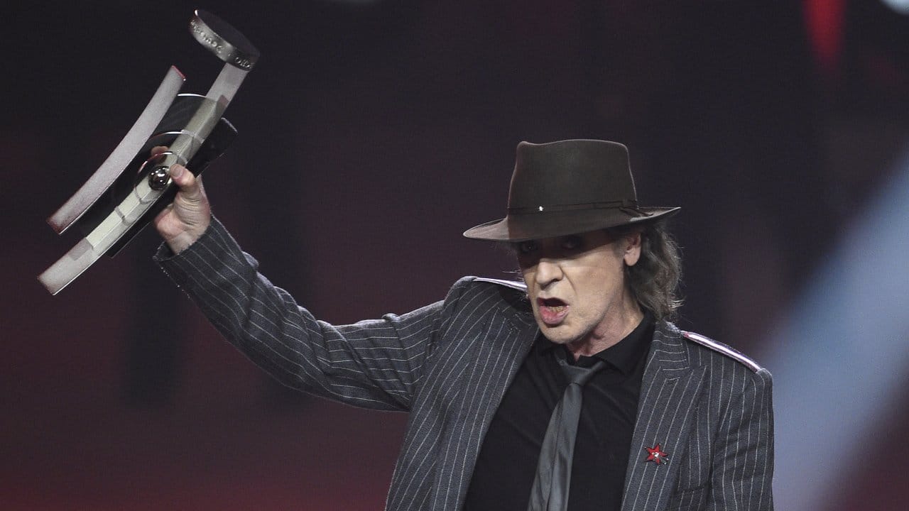 Udo Lindenberg bekommt den Echo in der Kategorie "Künstler Pop National".