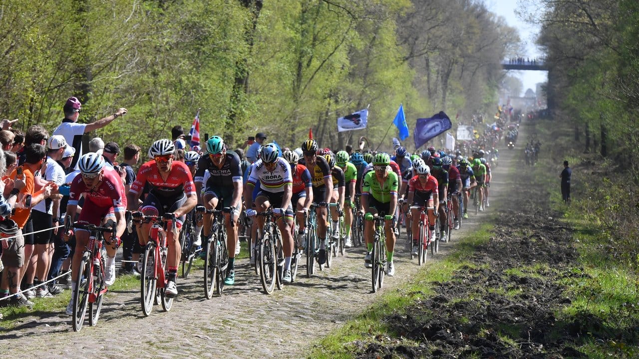 Insgesamt 55 Kilometer Kopfsteinpflaster mussten die Fahrer bei Paris-Roubaix bewältigen.