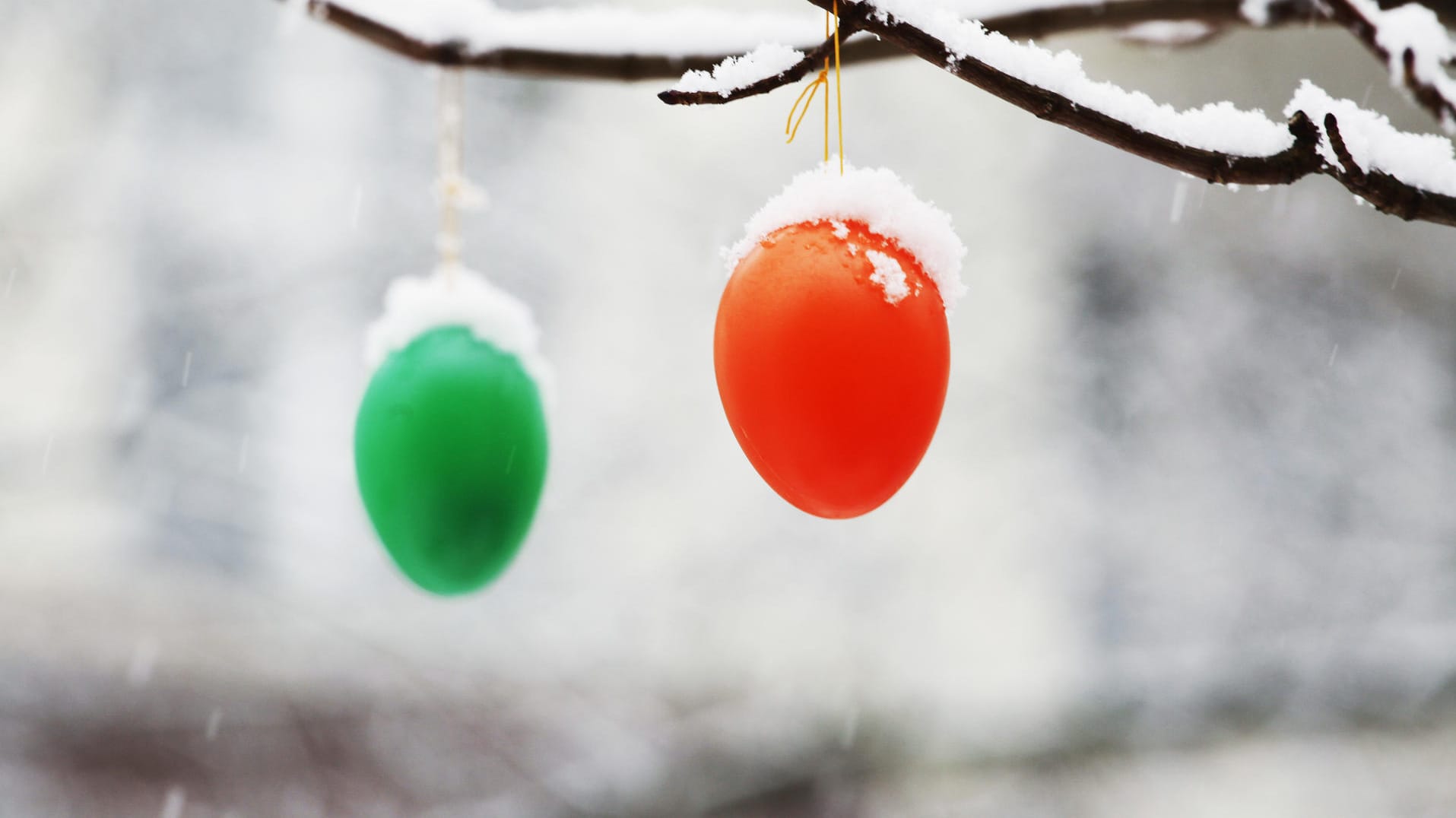 Zu Ostern könnte es mancherorts in Deutschland Schnee geben.