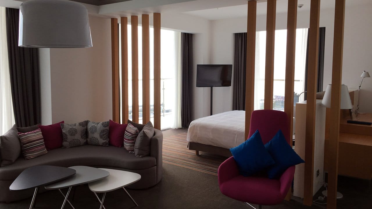 Eine Suite im Hotel Blu Paradise in Sotschi, wo die deutsche Fußball-Nationalmannschaft zum Confed-Cup 2017 untergebracht ist.