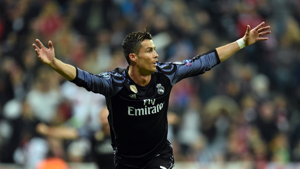 Auch der zweite Treffer für Real Madrid geht auf das Konto von Cristiano Ronaldo.