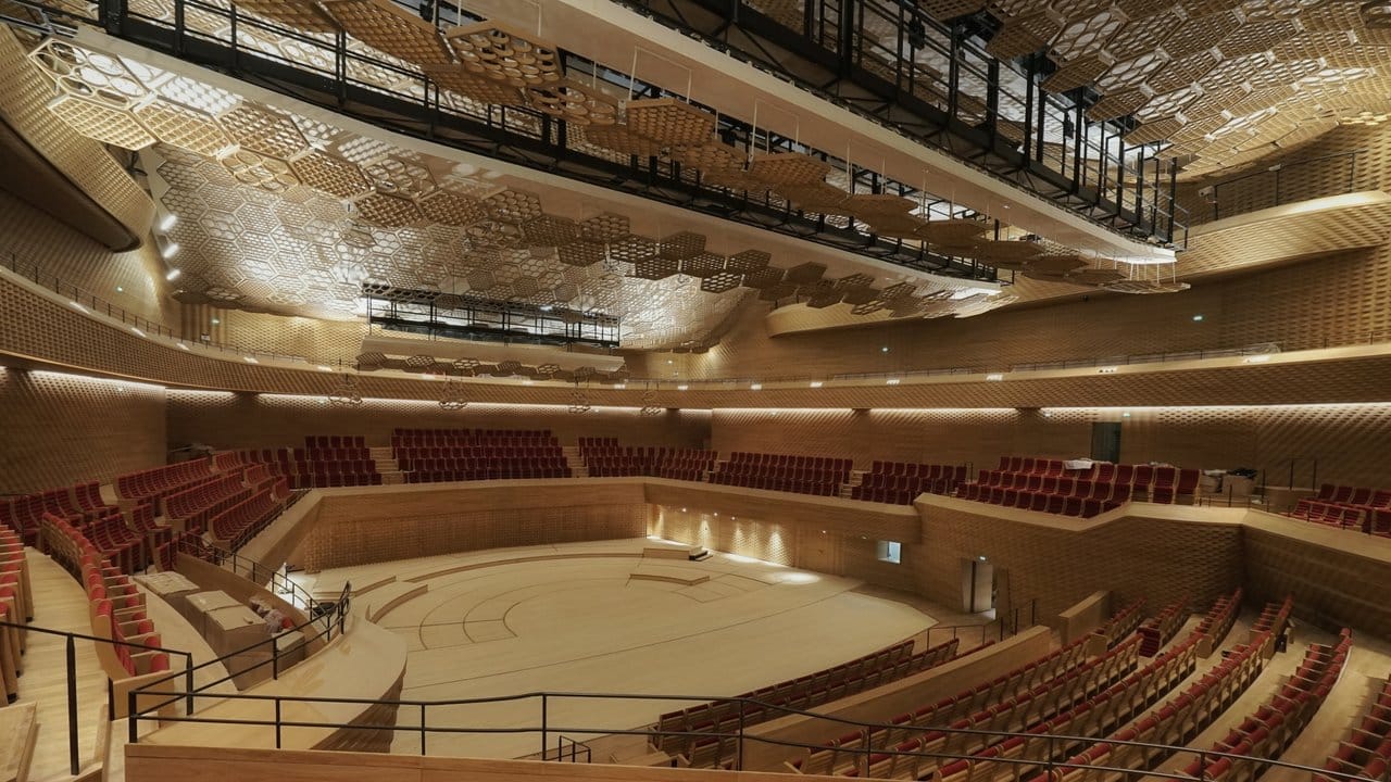 Das Auditorium der Konzerthalle "Seine Musicale" in Paris.