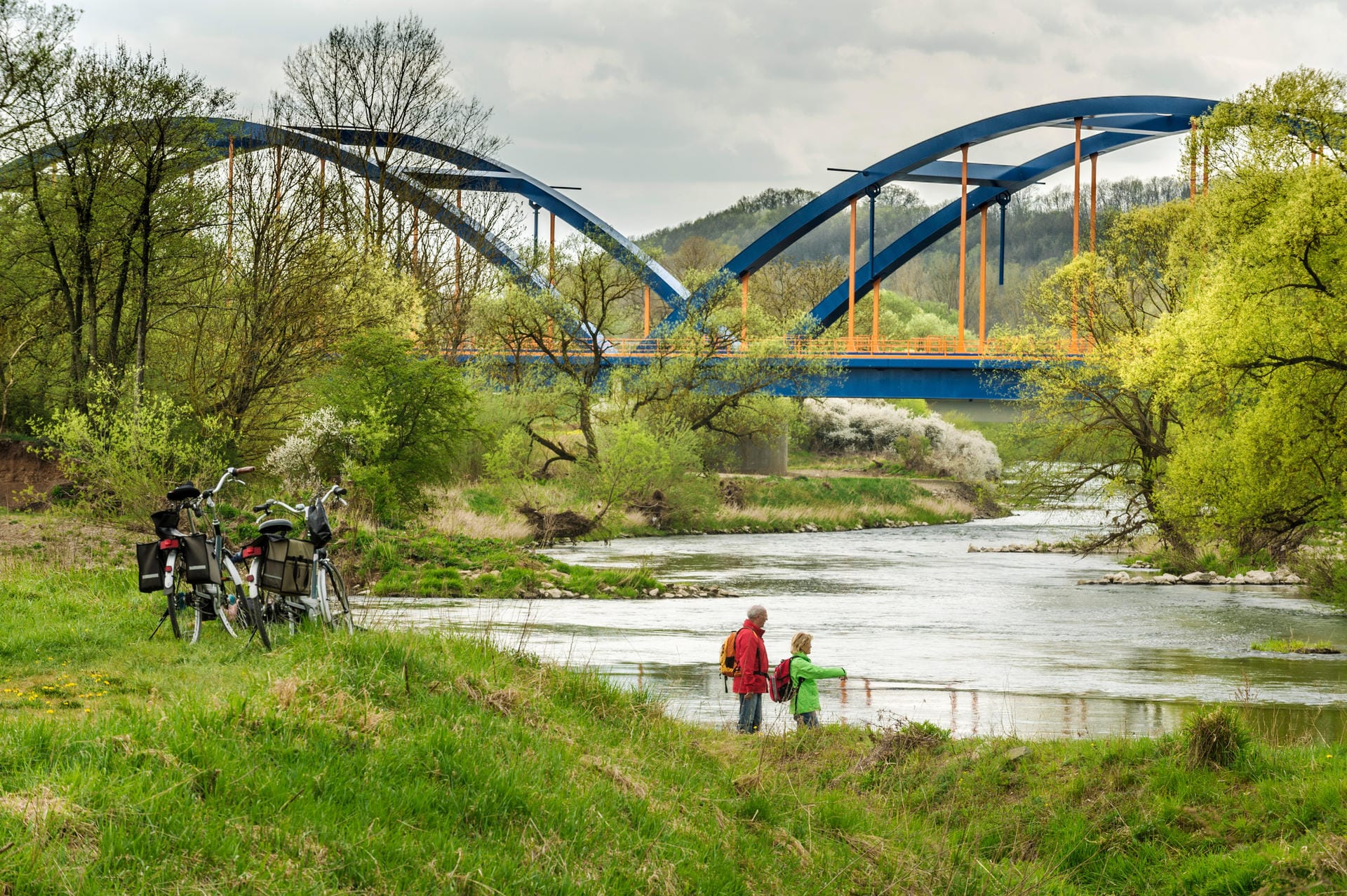 Wanderer, die den Sieben-Flüsse-Wanderweg mit Start und Ziel in Bamberg komplett absolvieren wollen, müssen 200 Kilometer zurücklegen.