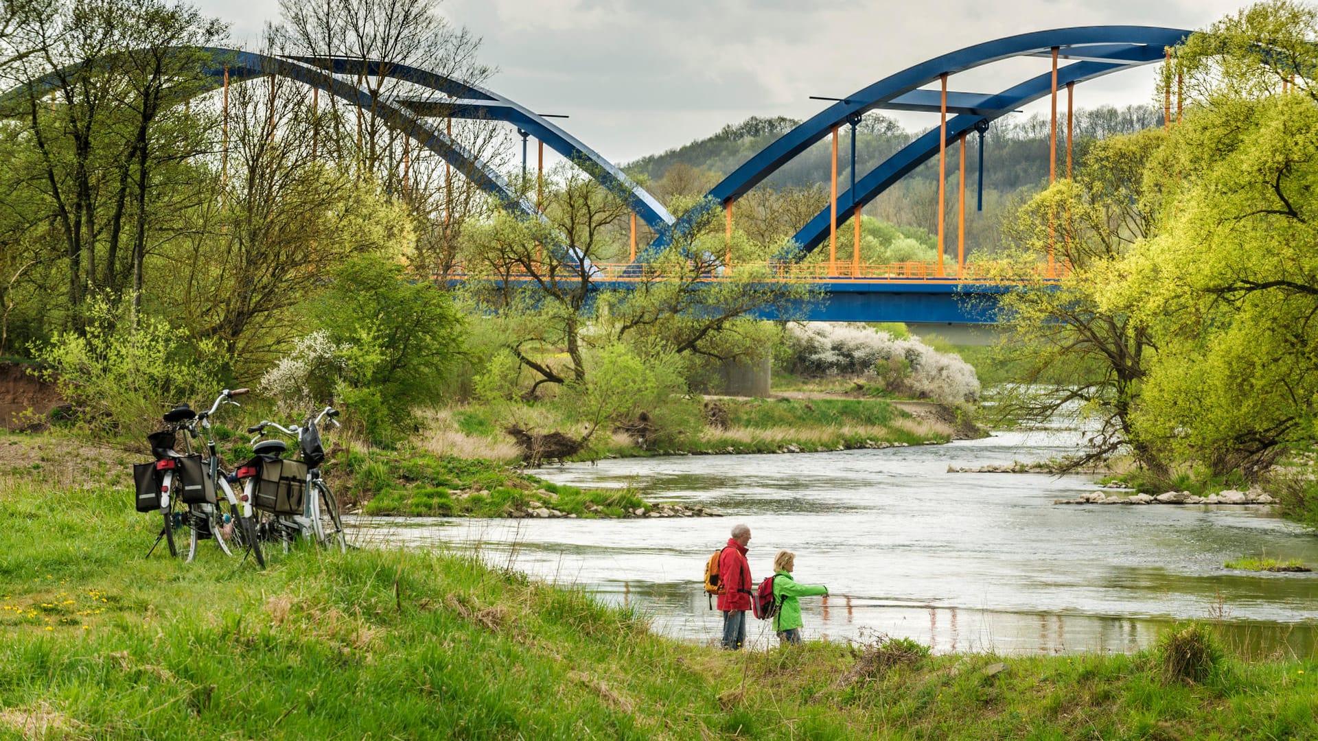 Wanderer, die den Sieben-Flüsse-Wanderweg mit Start und Ziel in Bamberg komplett absolvieren wollen, müssen 200 Kilometer zurücklegen.