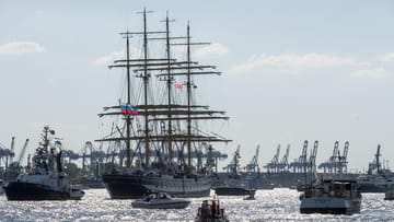 Segelschiff in Hamburg