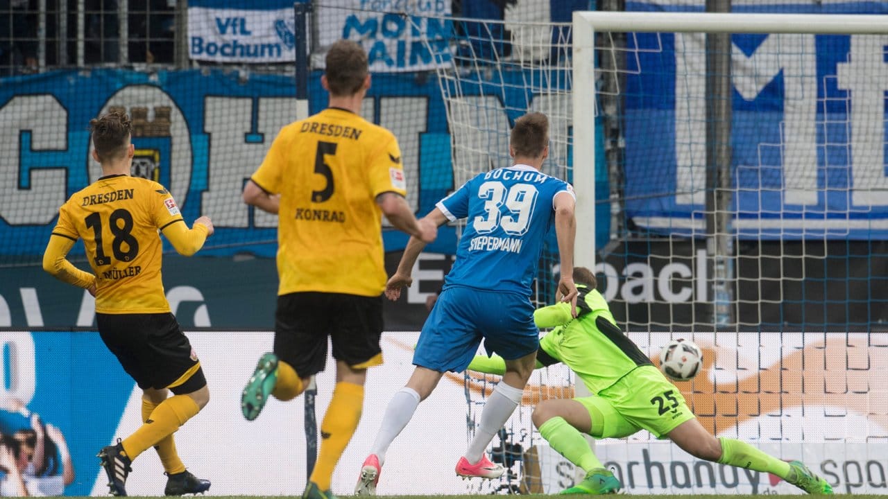 Der Bochumer Marco Stiepermann erzielte das zwischenzeitliche 2:2.