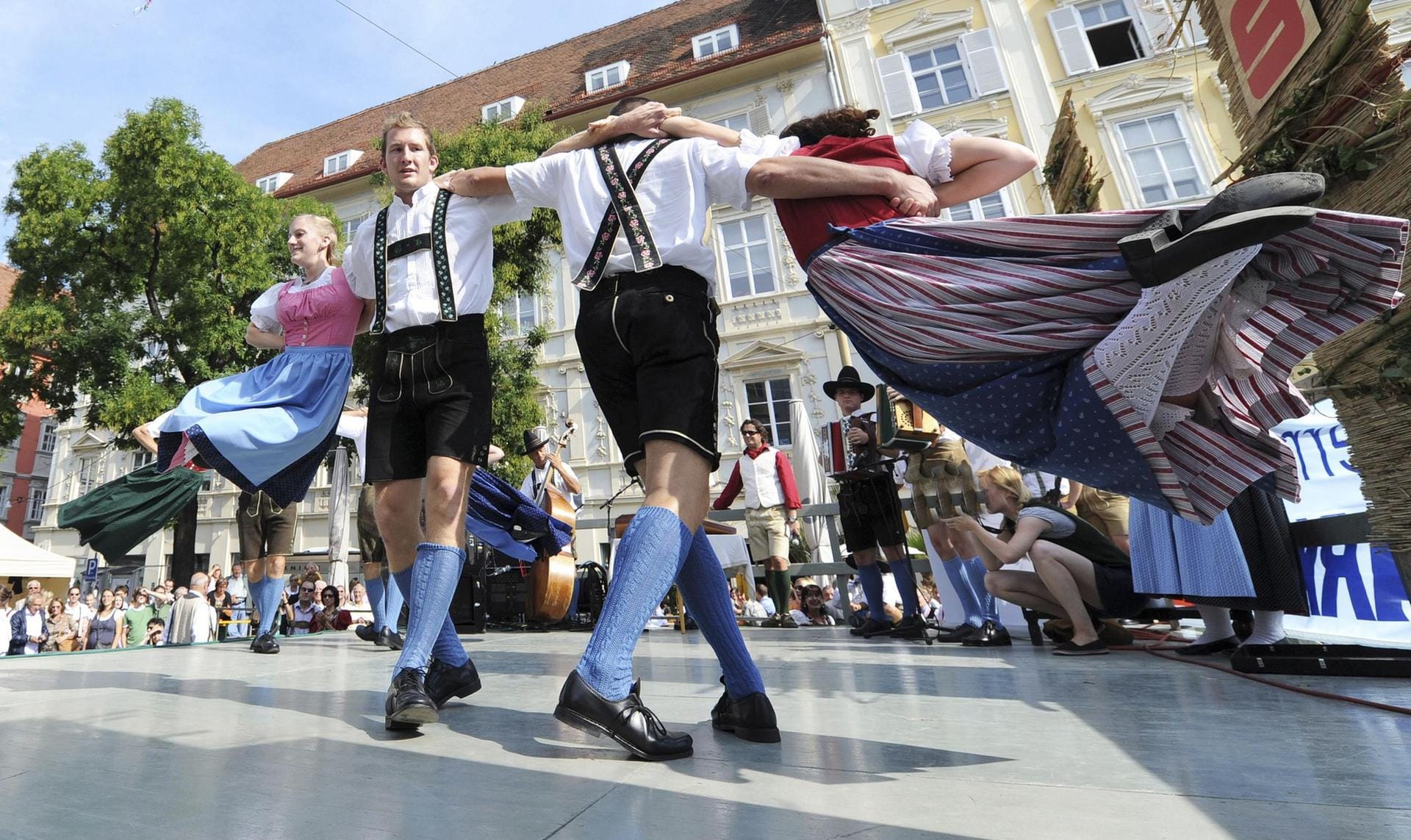 Das größte Volkskulturfest findet mitten in Graz statt.