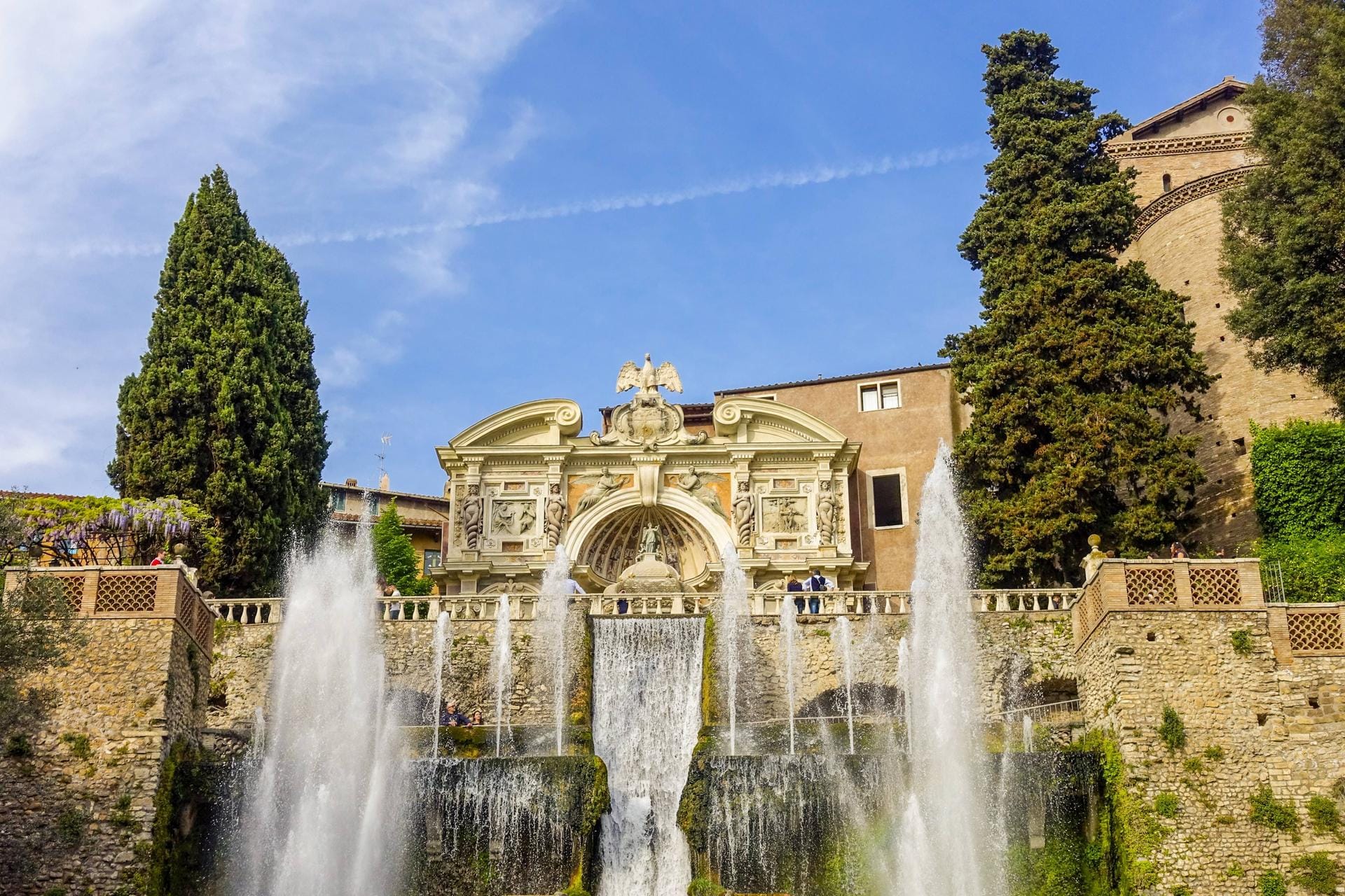 Ein Meisterwerk der Gartenkunst: der Tivoli in der Villa d'Este ist UNESCO Weltkulturerbe