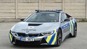 BMW i8 im Polizeieinsatz