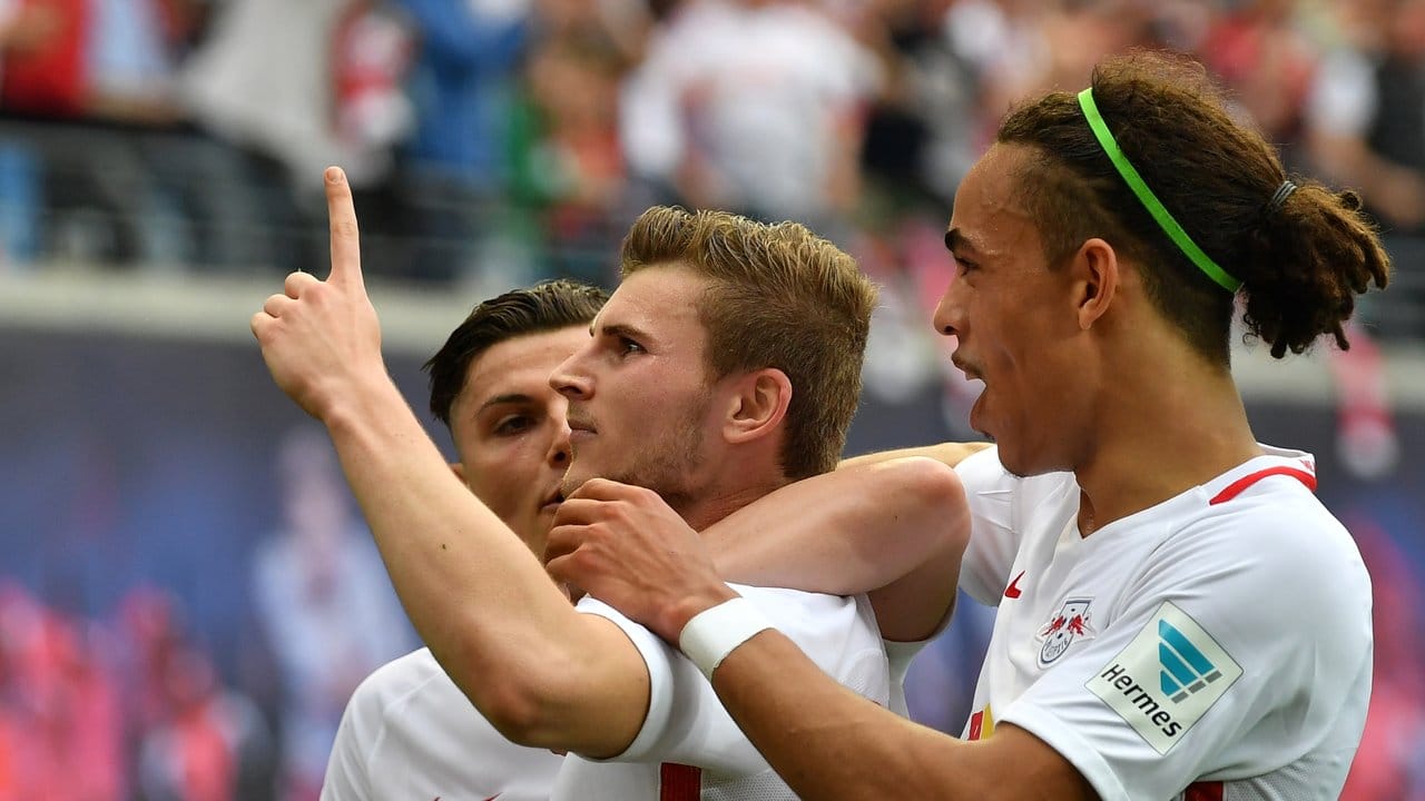 Timo Werner brachte mit seinen 21 Toren Aufsteiger RB Leipzig nach oben. Timo Werner brachte mit seinen 21 Toren Aufsteiger RB Leipzig nach oben.
