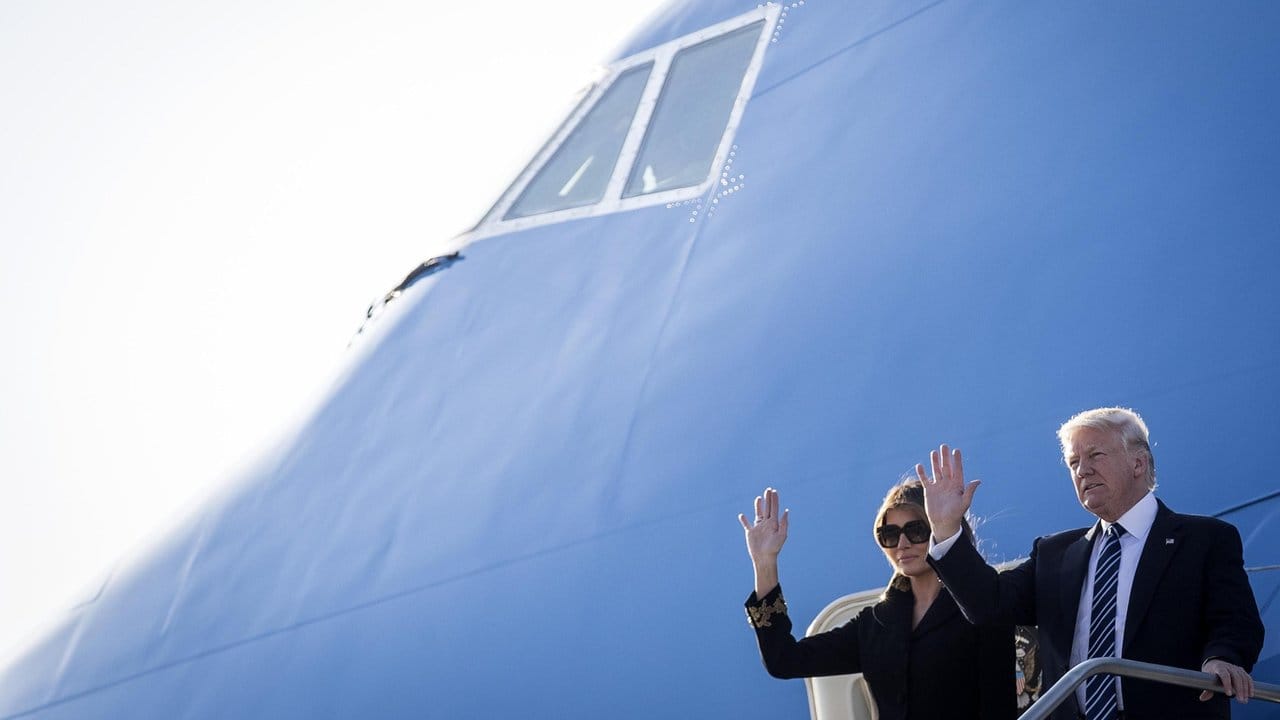 Die Trumps besuchen Rom für zwei Tage. Die Trumps besuchen Rom für zwei Tage.