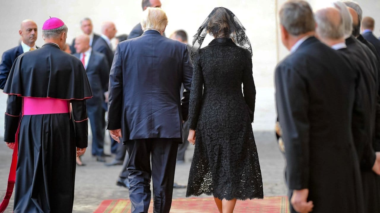 US-Präsident Donald Trump und seine Frau Melania. US-Präsident Donald Trump und seine Frau Melania.