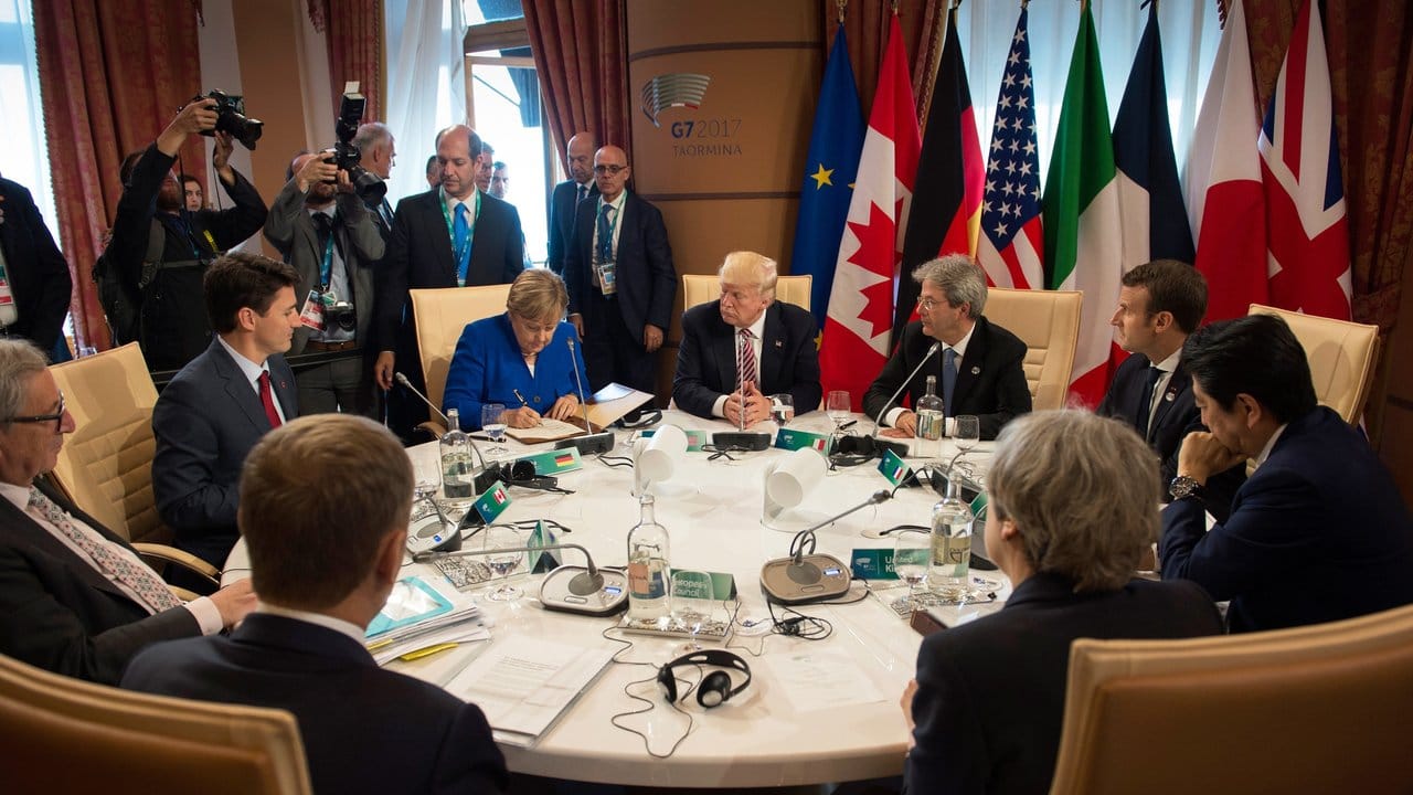 Mühsame Gespräche beim G7-Gipfel, den manche Beobachter für gescheitert halten.