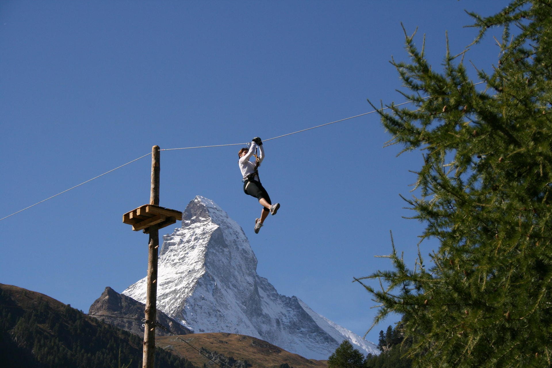 Zermatt Zipline im Forest Fun Park