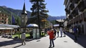 Der autofreie Ortskern von Zermatt